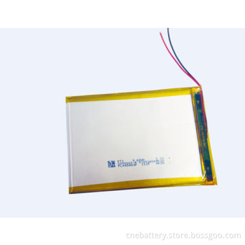 3.7V/3,050mAh Lithium Polymer Battery, Used for Tablet and PSP, Solar Emergency Lamps, GPS, GPRSNew